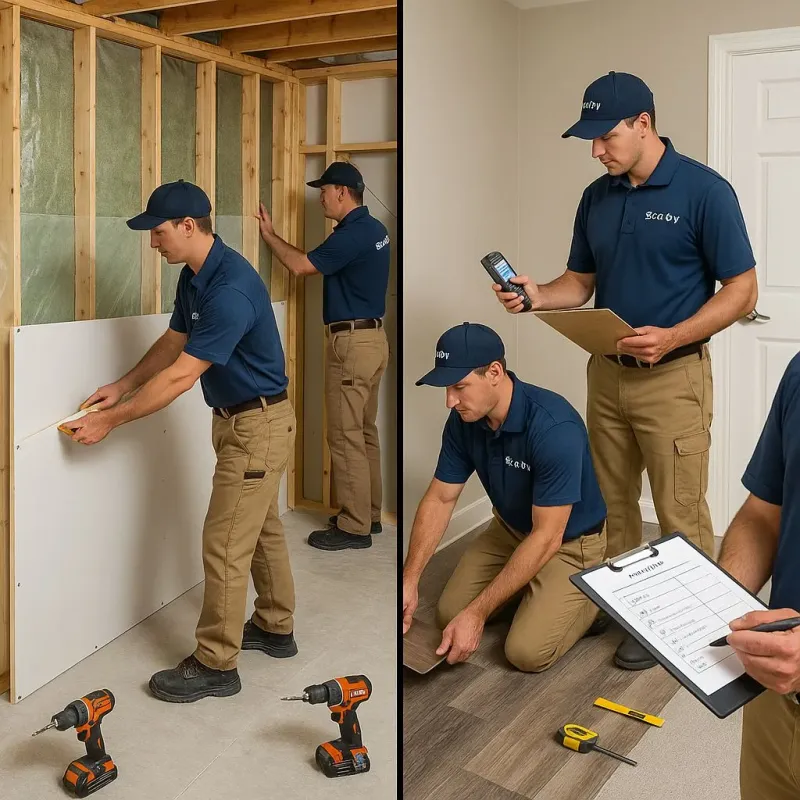 Repairs and Reconstruction process in Castanea, PA