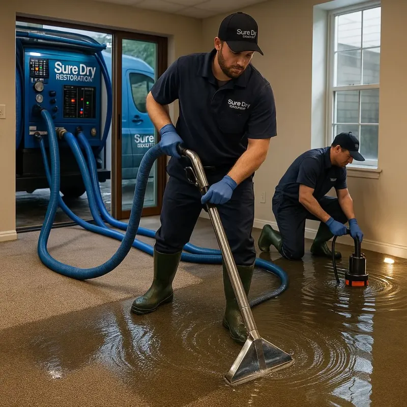 Water Extraction and Removal process in Castanea, PA